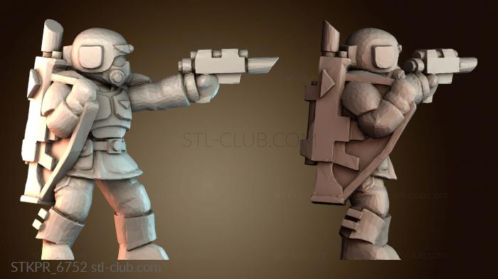 Статуэтки упрощенные Мистер Кадианский пехотинец