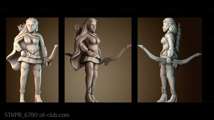 Статуэтки упрощенные Мисс Эльфийская лучница