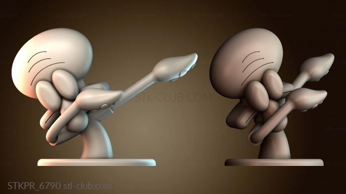 Статуэтки упрощенные Дэббинг Сквидварда