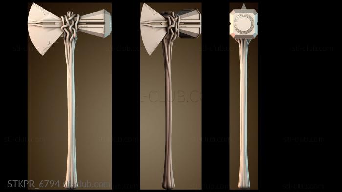 Статуэтки упрощенные Топор Штормбрейкера