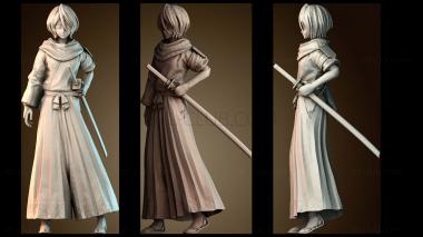 3D модель Г н Рукия Кучики (STL)