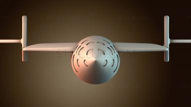 3D модель Космический корабль один (STL)