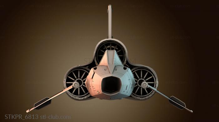 Статуэтки упрощенные Battlestar Galactica Viper Ship