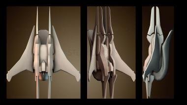 3D модель Космический корабль «Банши» (STL)