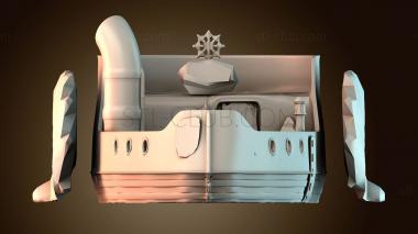 3D модель Пароход (STL)