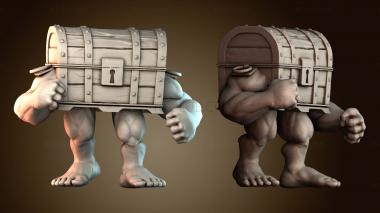 3D модель Сундук подражатель драчун (STL)