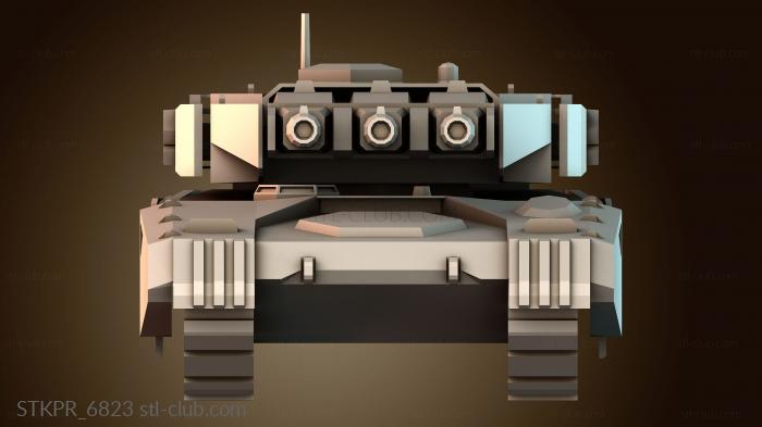 Статуэтки упрощенные Танк Battletech Шрек