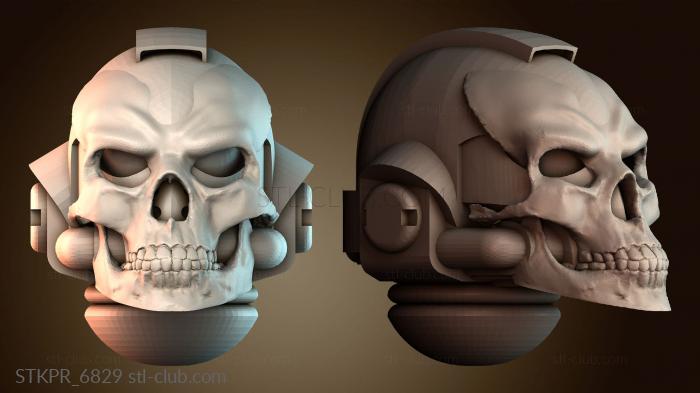 Статуэтки упрощенные Голова шлема капеллана