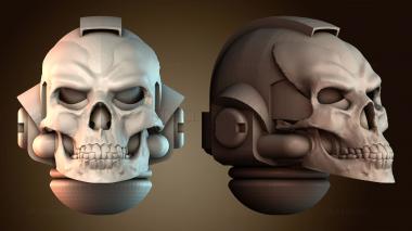 3D модель Голова шлема капеллана (STL)