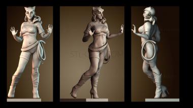 3D модель Женщина кошка (STL)