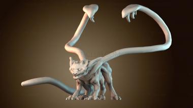 3D модель Вытесняющий зверь (STL)