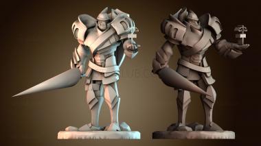 3D модель Закаленный паладин (STL)