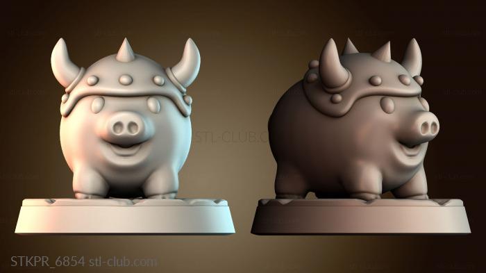 Статуэтки упрощенные Супер свинья исследователь