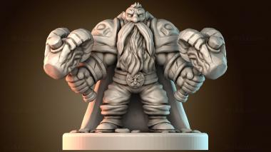 3D модель Мужчина Шлак Борода (STL)