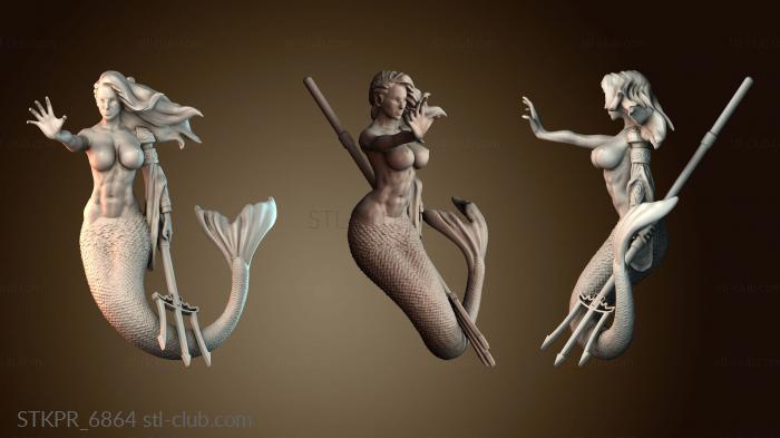 Статуэтки упрощенные Русалка