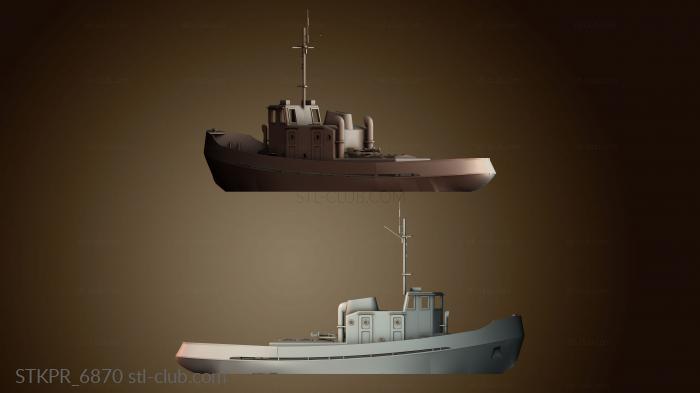 Статуэтки упрощенные Польское буксирное судно