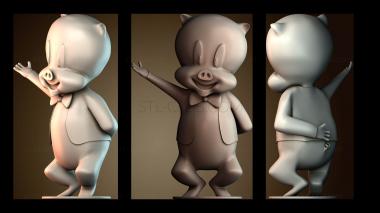 3D модель Порки Пиг (STL)