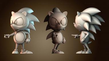 3D модель Фигурка Соника (STL)