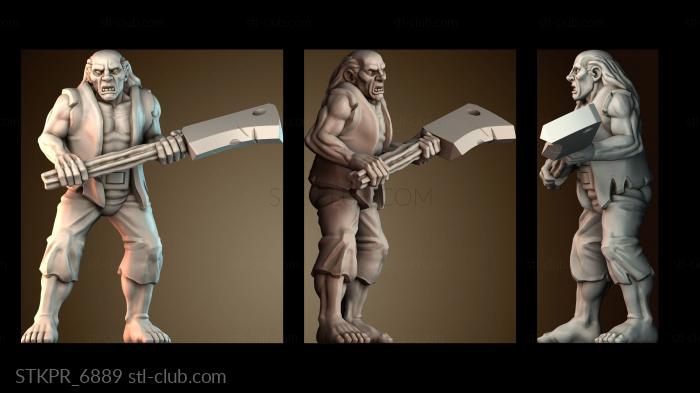 Статуэтки упрощенные Человек зомби