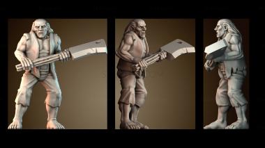 3D модель Человек зомби (STL)