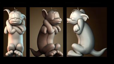 3D модель Том спит (STL)