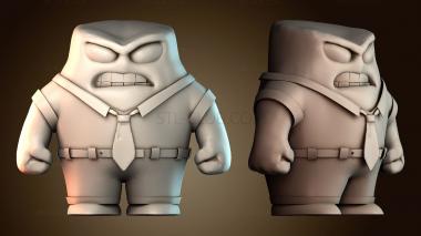 3D модель Человек фурия (STL)