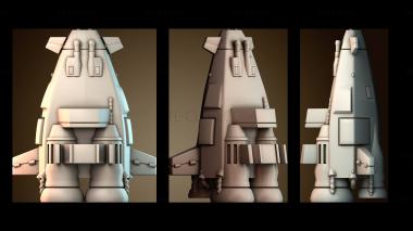 3D модель Патрульный корабль лодка (STL)