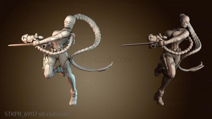 Статуэтки упрощенные Девушка из Калифорнии