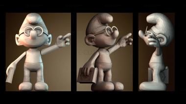 3D модель Умный смурф (STL)