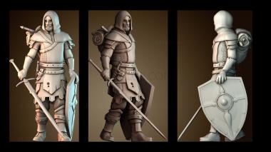 3D модель Странствующий рыцарь (STL)