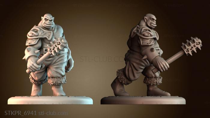 Статуэтки упрощенные Человек огр гладиатор