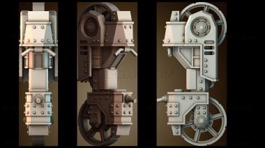 3D модель Паровой мотоцикл (STL)