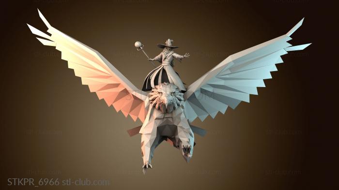 Статуэтки упрощенные Волшебник на орле