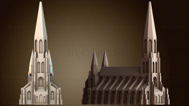 3D модель Ульмский собор (STL)