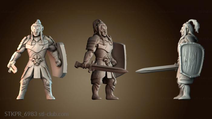 Статуэтки упрощенные Поза мужчины