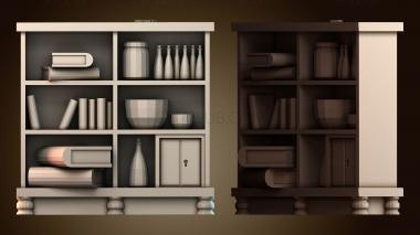 3D модель Книжная полка (STL)