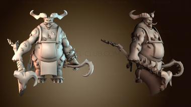 3D модель Диабло Мясник орк (STL)