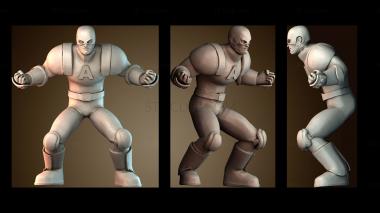 3D модель Мужчины, спасающиеся от лавин (STL)