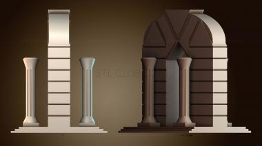 3D модель Классическая колонная конструкция (STL)