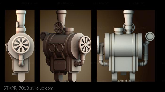 Статуэтки упрощенные Конструкция паровой машины