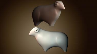 3D модель Абстрактная скульптура птицы (STL)