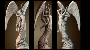 3D модель Ангел и дьявол (STL)