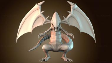 3D модель Аниме дракон (STL)