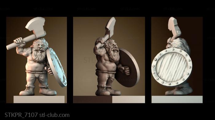 Статуэтки упрощенные Брок вооруженный человек
