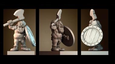 3D модель Брок вооруженный человек (STL)