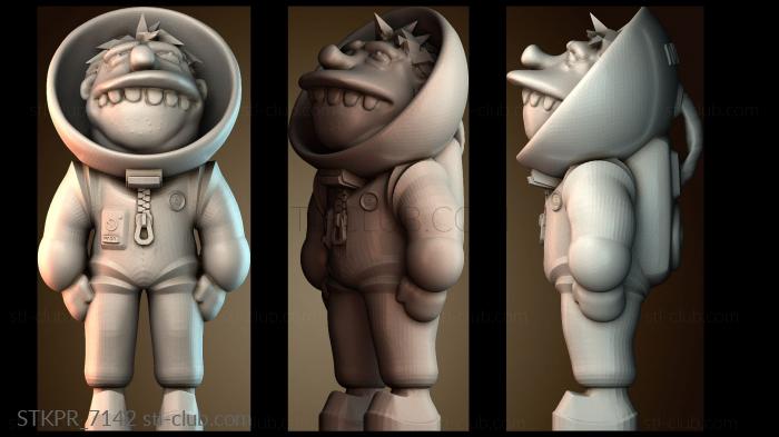 Статуэтки упрощенные Мистер Барни Астронавт