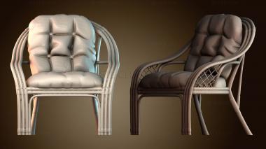 3D модель Дизайн плюшевого кресла (STL)