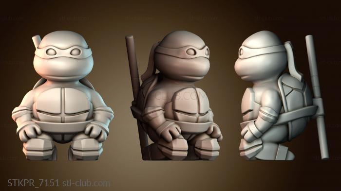 Статуэтки упрощенные Донни Ниндзя