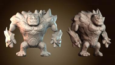 3D модель Элементаль Земли (STL)