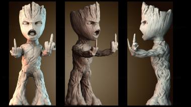 3D модель Мистер Злой Грут (STL)